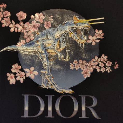 dior t rex|Dior x Sorayama Tyrannosaurus Rex Cherry Blossom .